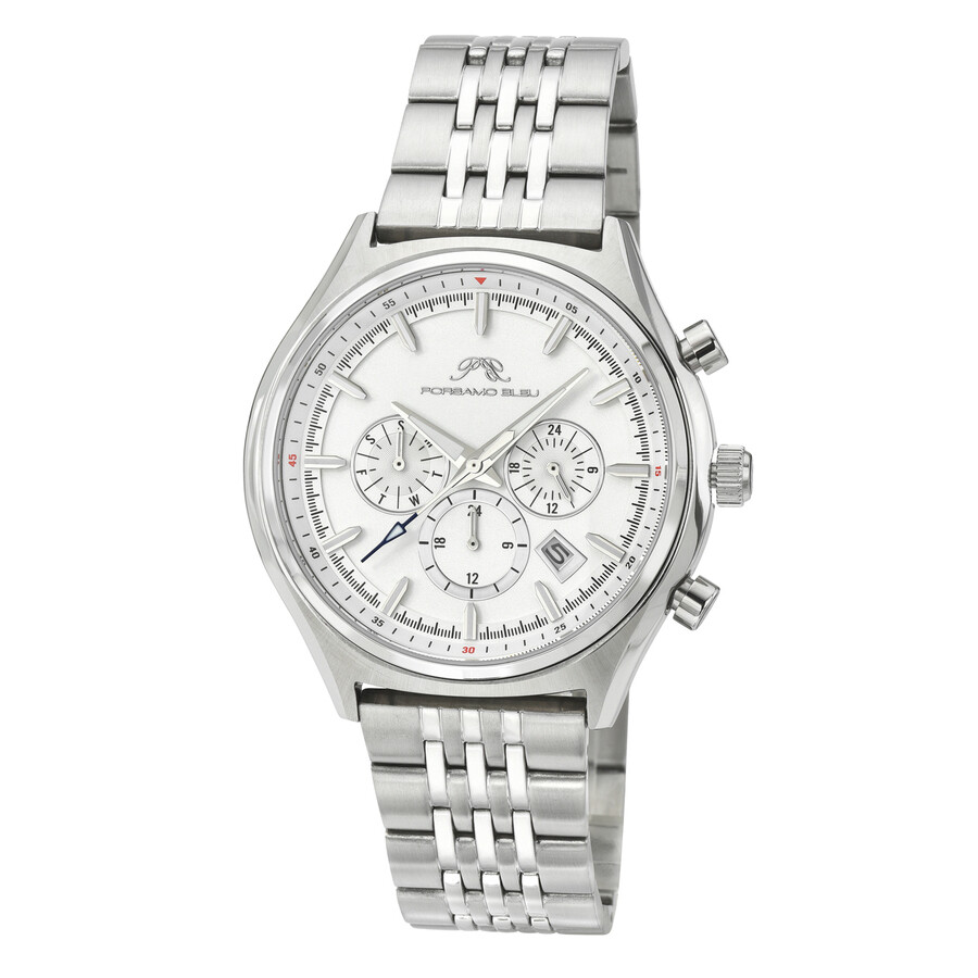 Porsamo Bleu Charlie Silver-tone Dial Men's Watch 1261ACHS