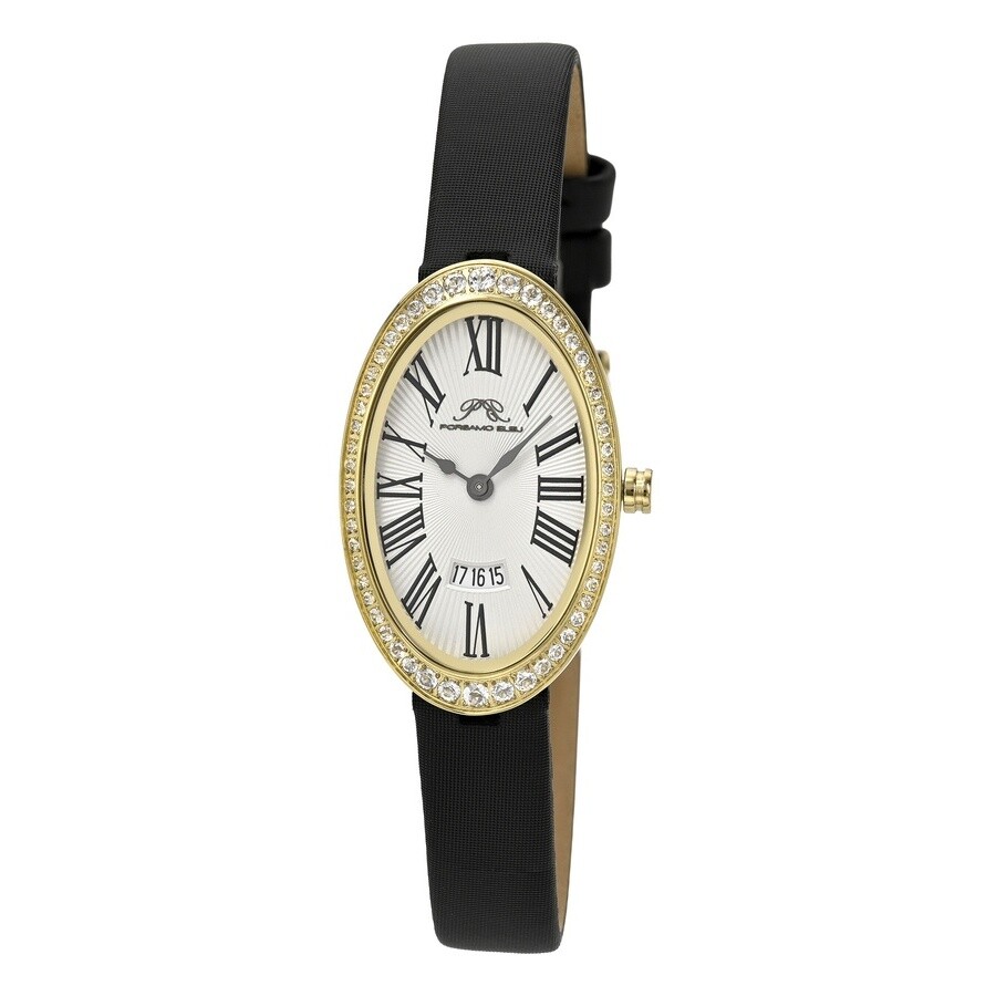 Porsamo Bleu Eloise Quartz White Dial Topaz Ladies Watch 1351BELL
