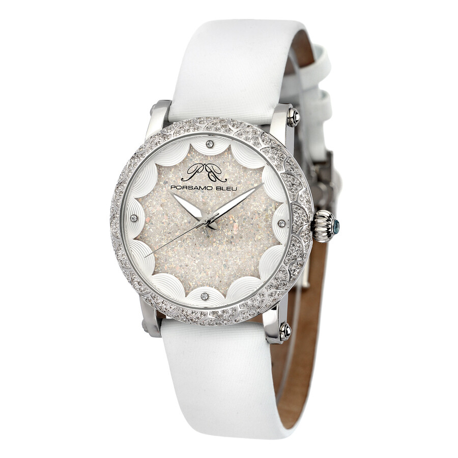 Porsamo Bleu Genevieve Quartz White Dial Ladies Watch 681AGEL