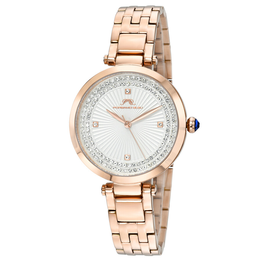Porsamo Bleu Natalie Quartz White Dial Ladies Watch 1251CNAS