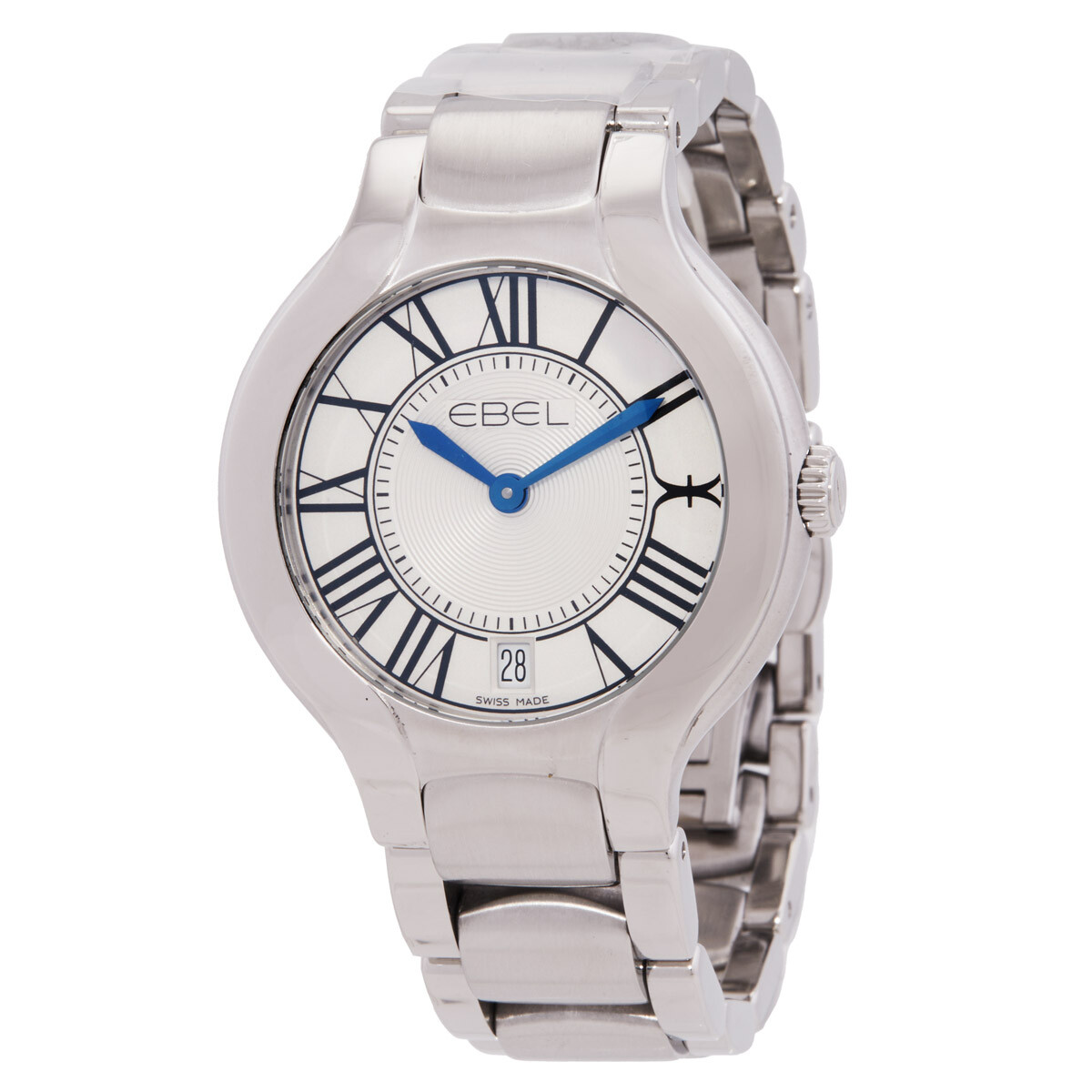 Ebel Ladies Watch-9057421 Ebel Beluga E9157421 Diamonds Silver Dial Stainless Steel  main image 4
