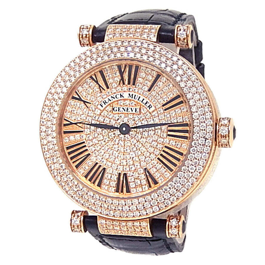 Franck Muller Pre-owned Franck Muller Vanguard Black Dial