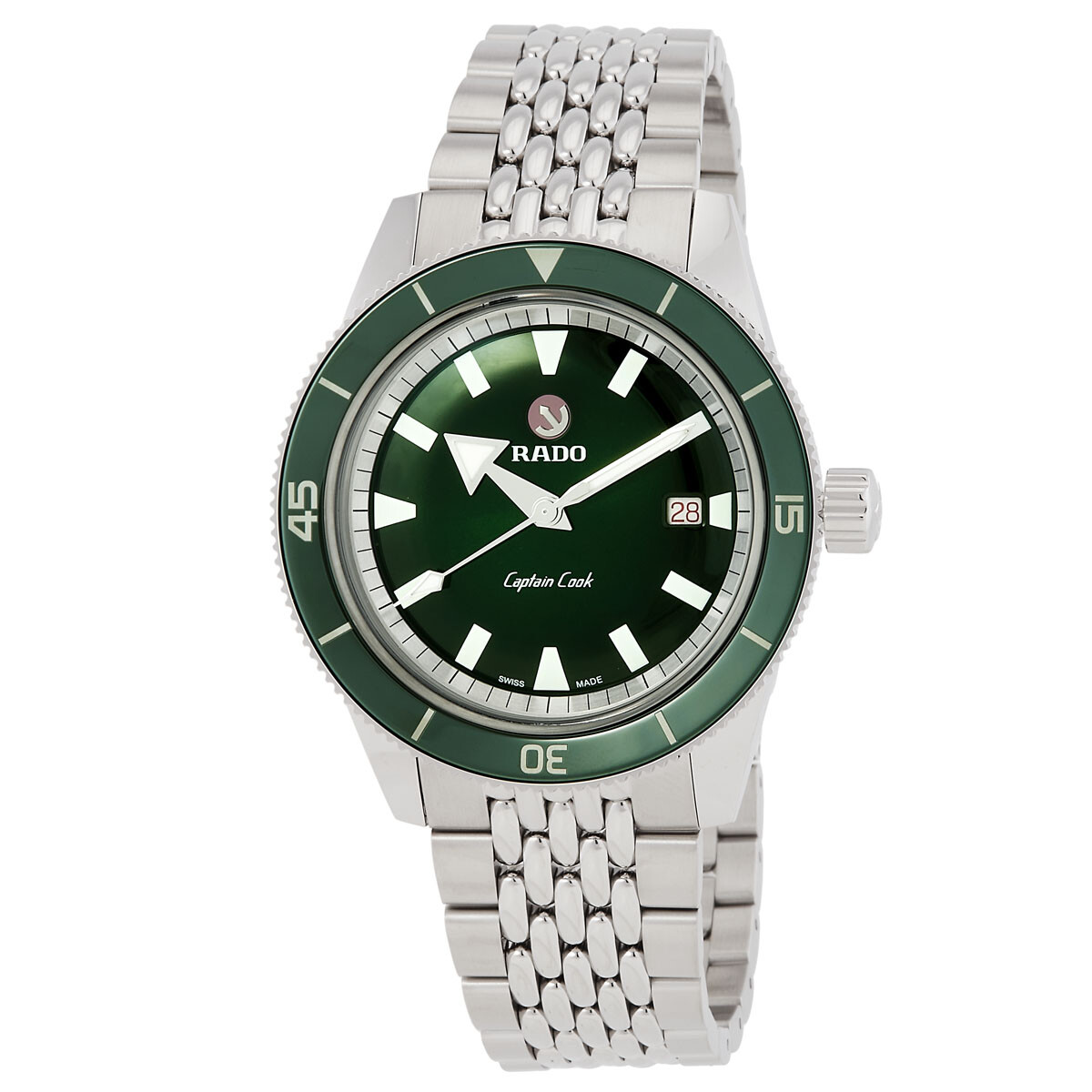 Rado Captain Cook Automatic Green Dial Men's Watch R32505313
