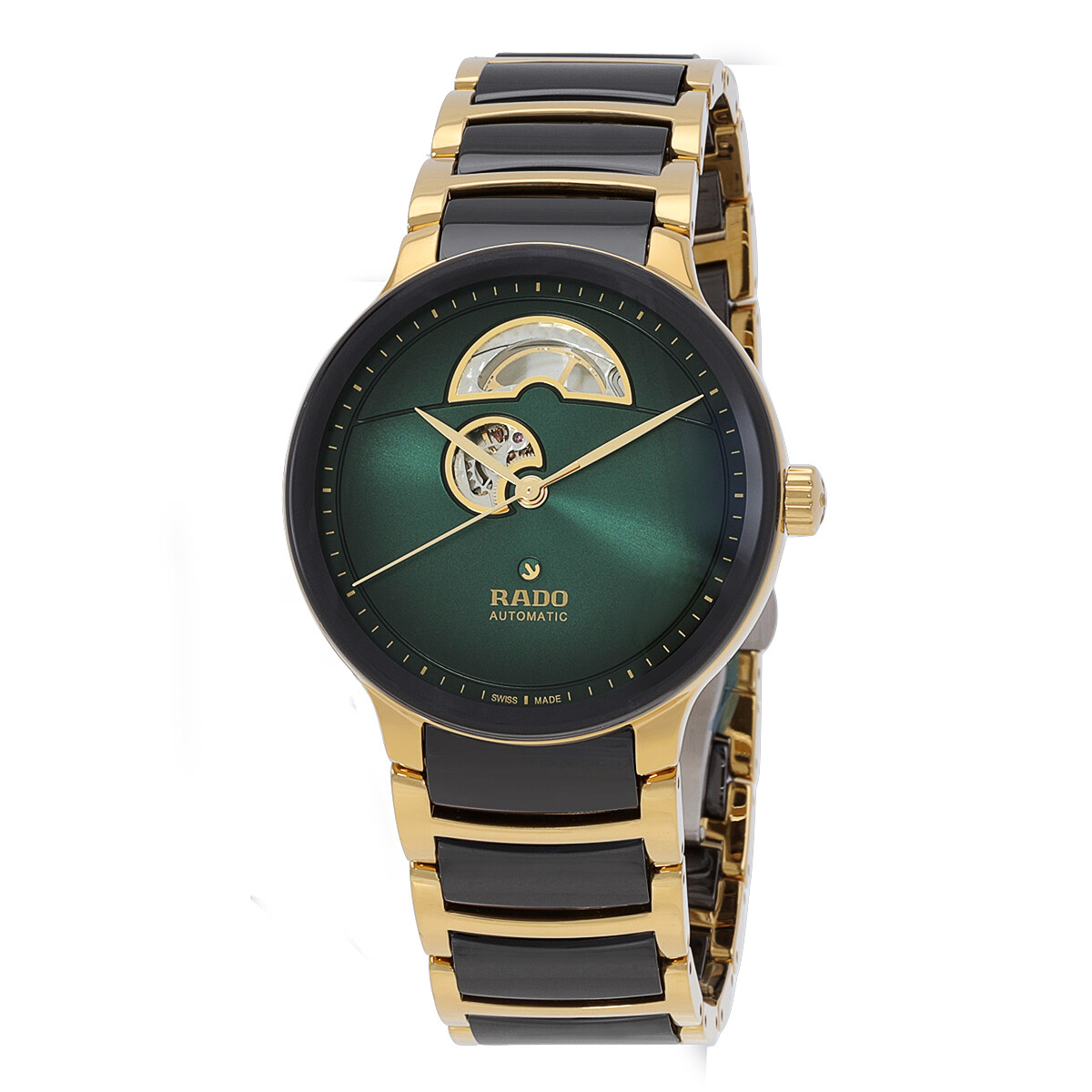 Rado Ceramica Black Dial Black Ceramic Ladies Watch R21700162 - Watches ...