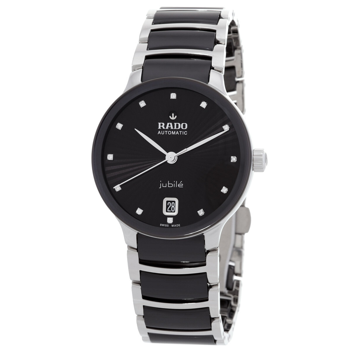 Rado Centrix Diamonds Automatic Black Dial Ladies Watch R30031742