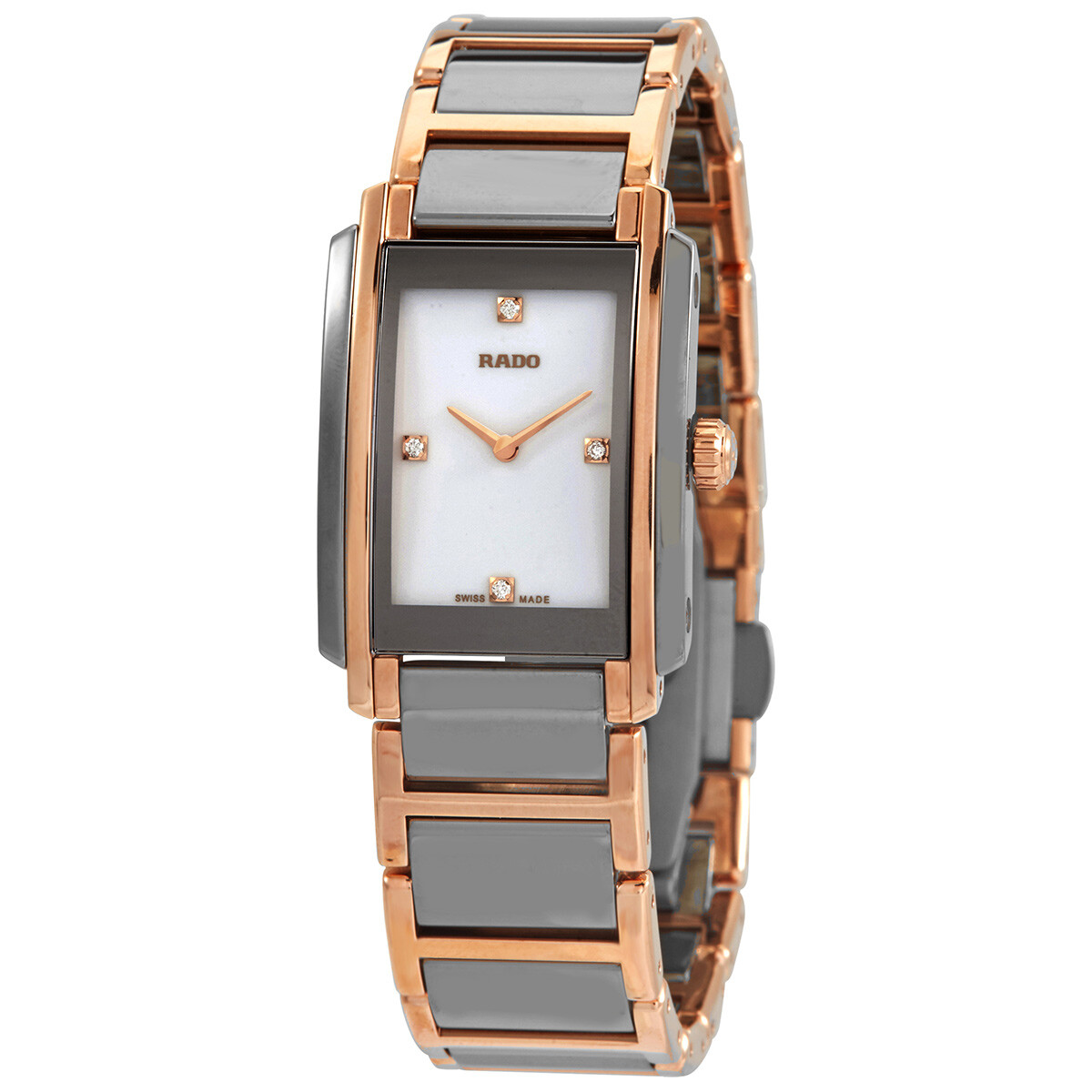 Rado Integral Diamonds Quartz White Dial Ladies Watch R20141712
