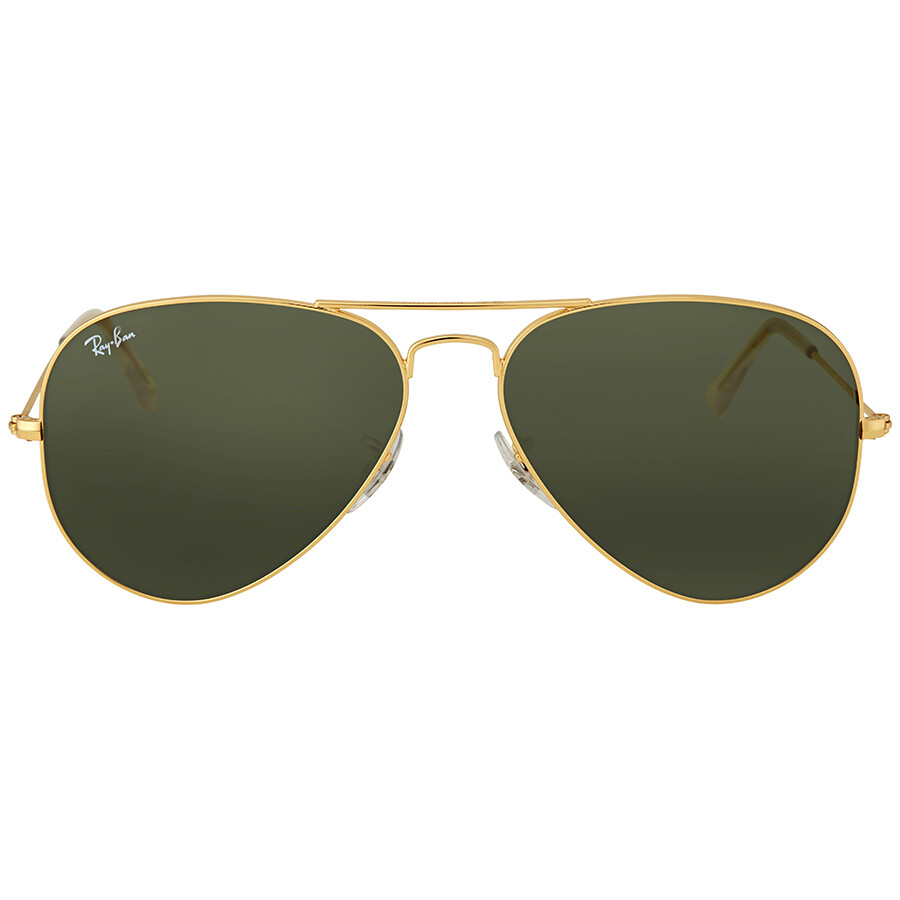 Ray-Ban Polarized Silver Gradient Aviator Sunglasses