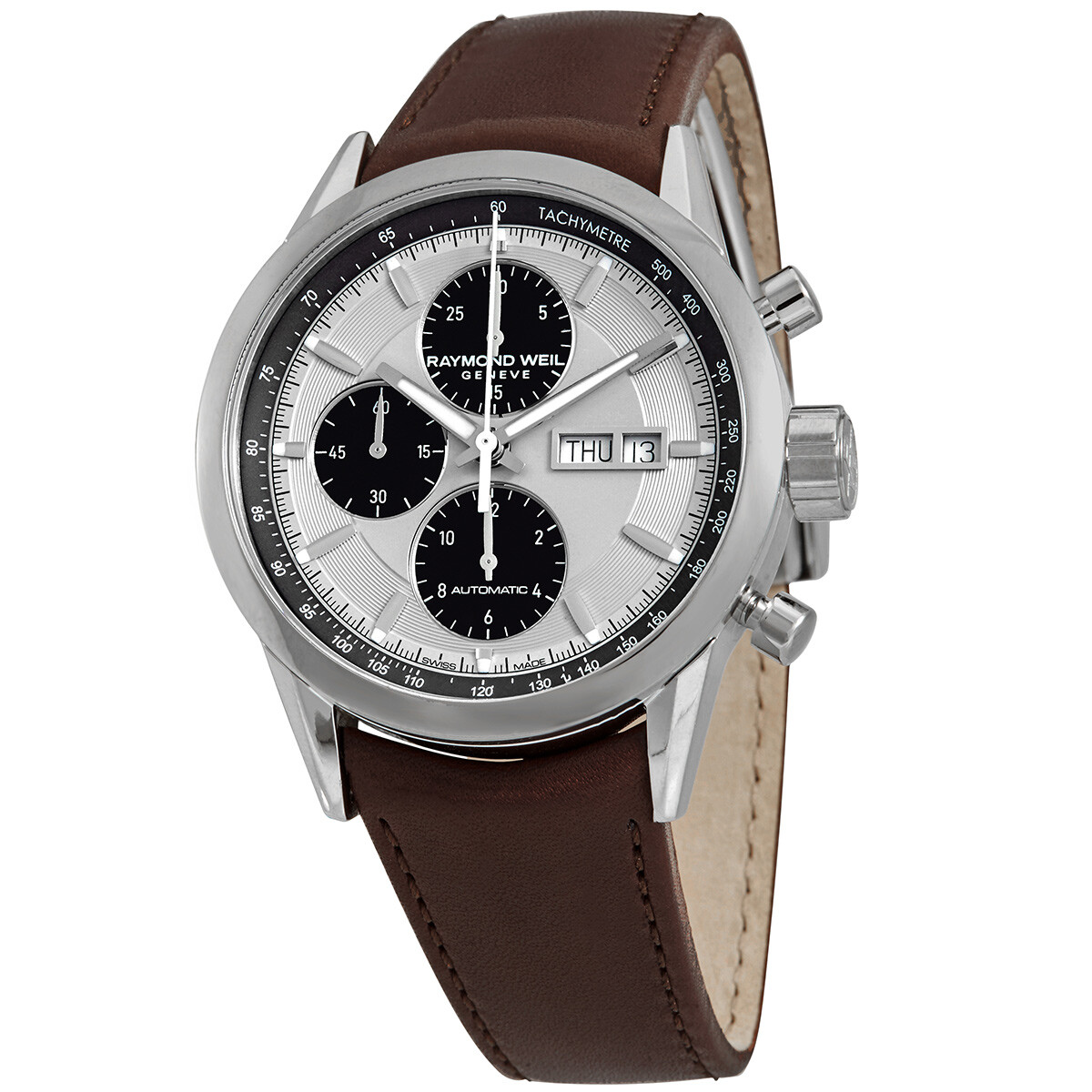 Raymond Weil Freelancer Chronograph Automatic Silver Dial Men's Watch 7732-STC-65201