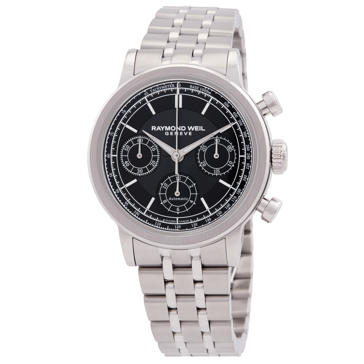 Raymond Weil Millesime Chronograph Automatic Black Dial Men's Watch 7765-ST-20001