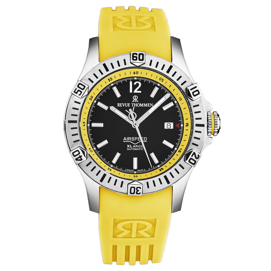 Revue Thommen Air speed Automatic Black Dial Men's Watch 16070.4638