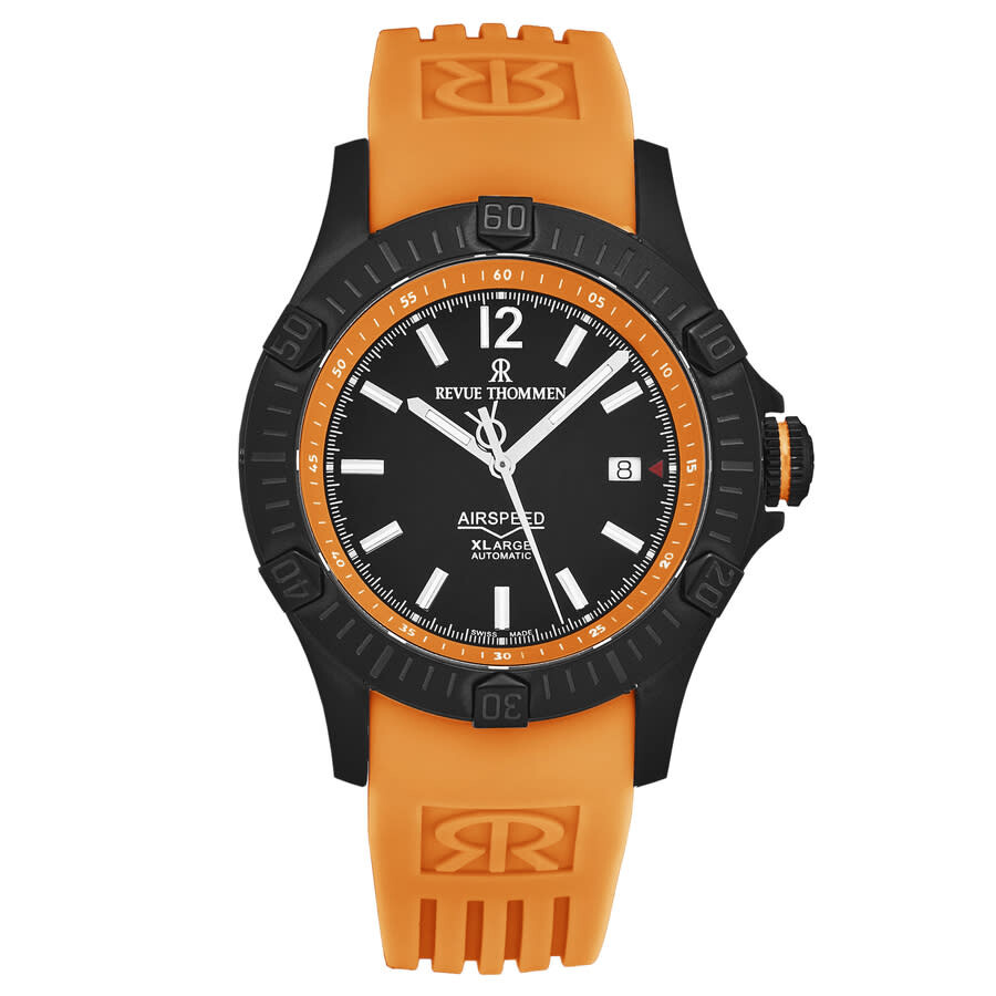 Revue Thommen Air speed Automatic Black Dial Men's Watch 16070.4679