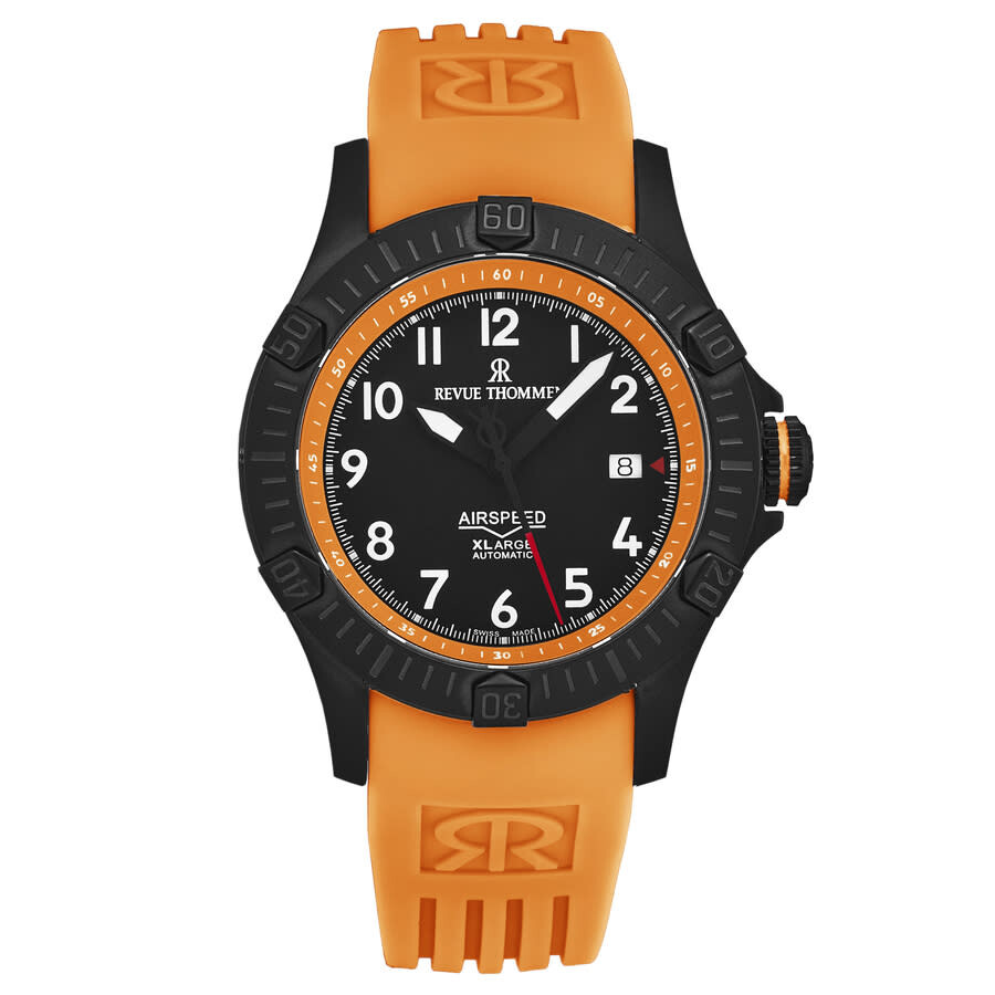 Revue Thommen Air speed Automatic Black Dial Men's Watch 16070.4779