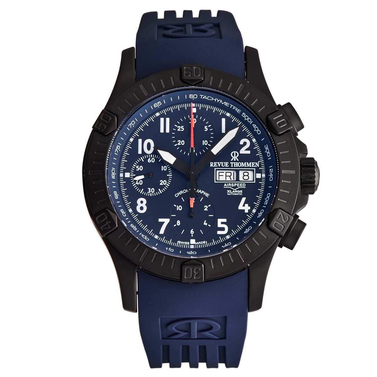 Revue Thommen Air speed Chronograph Automatic Blue Dial Men's Watch 16071.6875