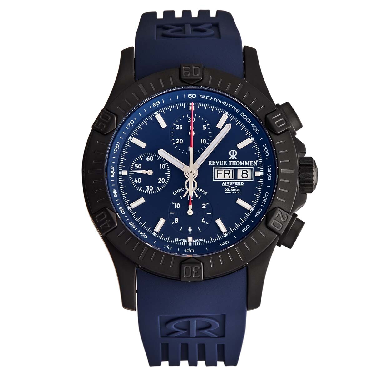 Revue Thommen Air speed Chronograph Automatic Blue Dial Men's Watch 16071.6876
