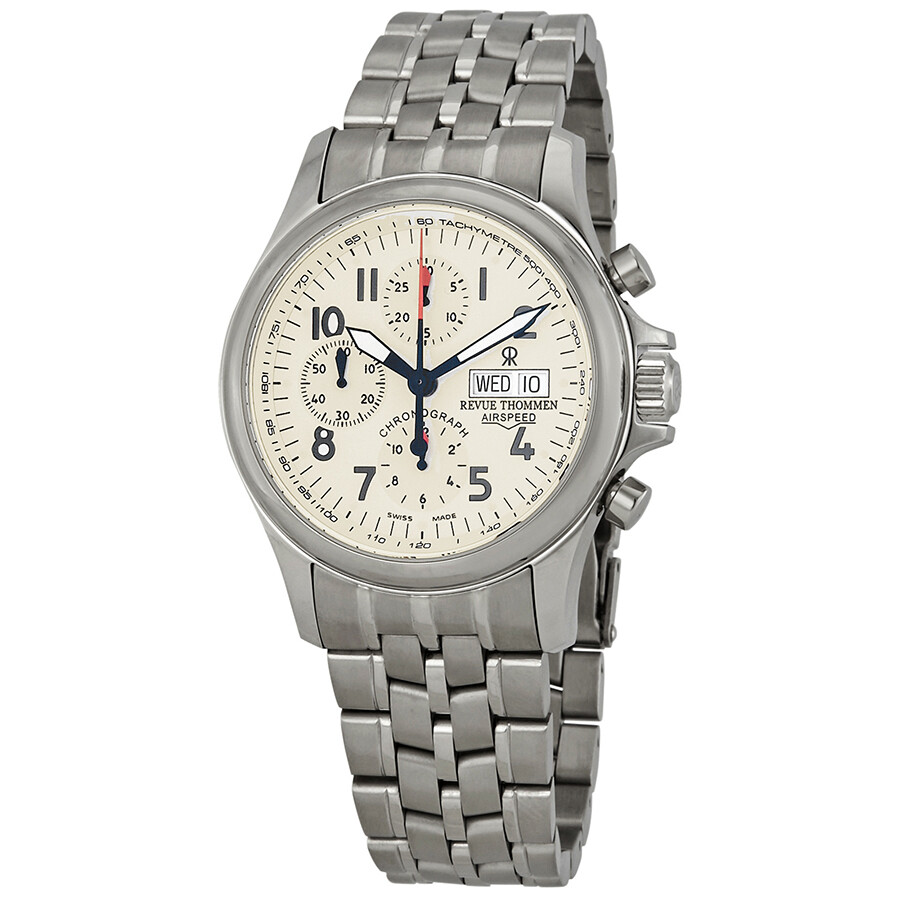 Revue Thommen Airspeed Pilot Chronograph Automatic Men's Watch 17081.6138