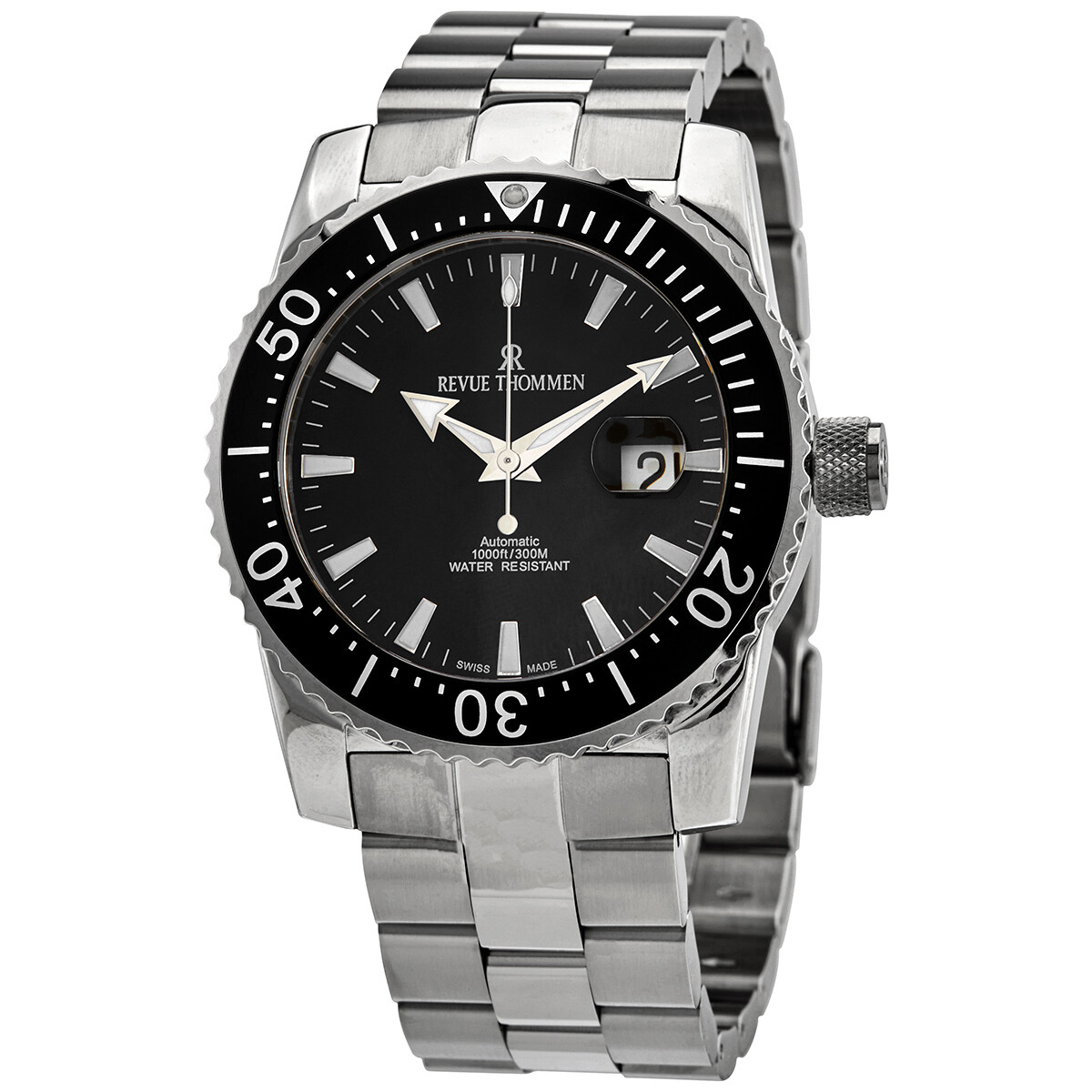Revue Thommen Diver Automatic Black Dial Men's Watch 17030.2137