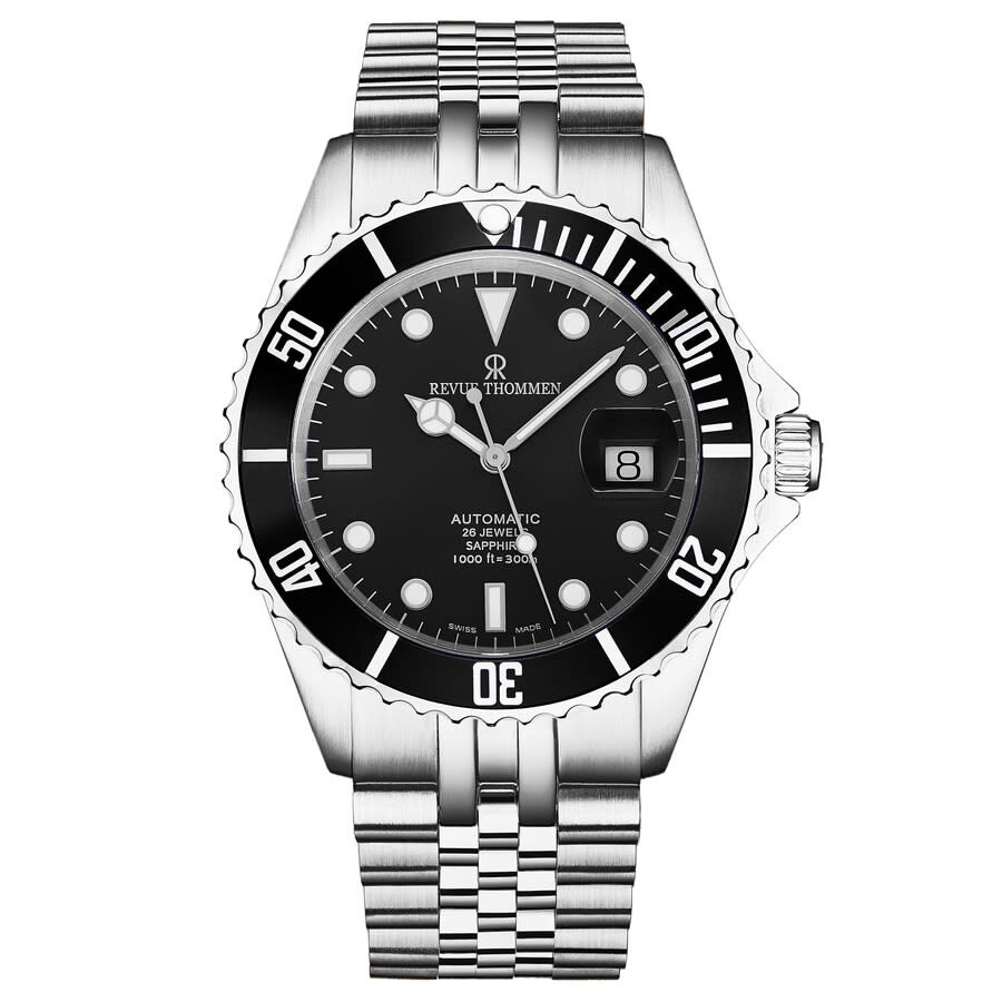 Revue Thommen Diver Automatic Black Dial Men's Watch 17571.2237