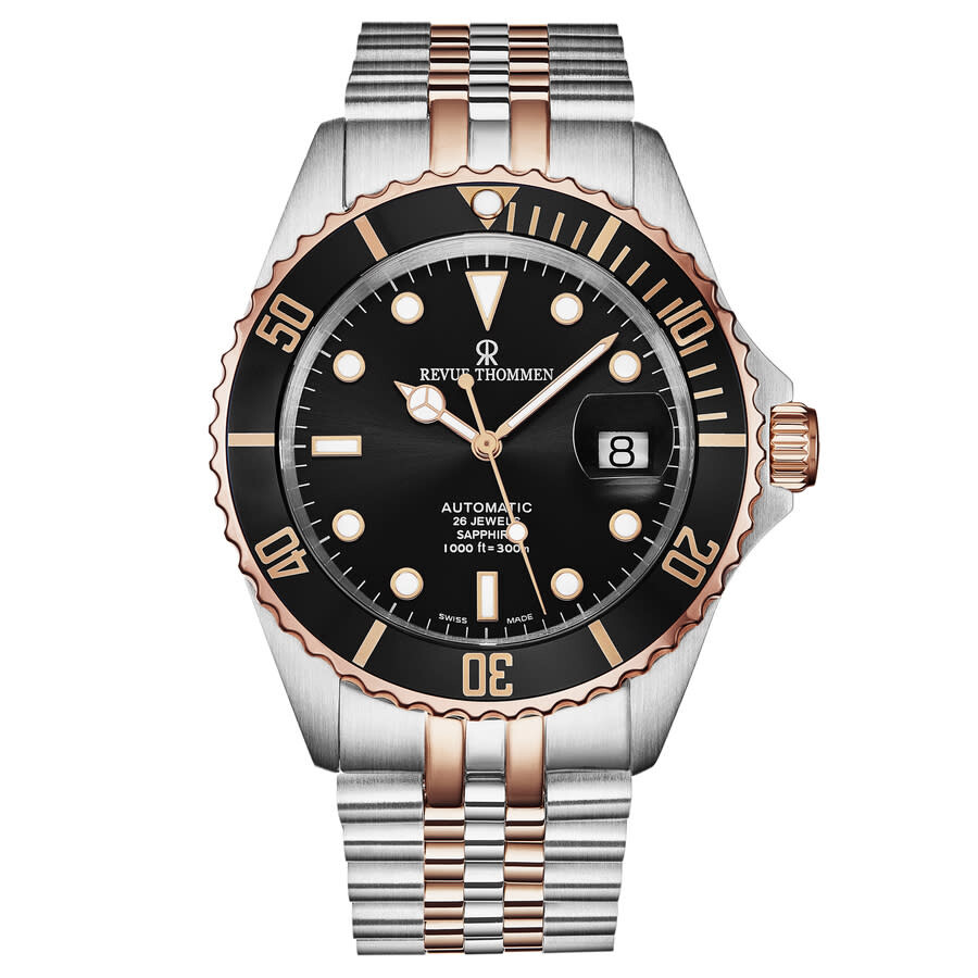 Revue Thommen Diver Automatic Black Dial Men's Watch 17571.2257
