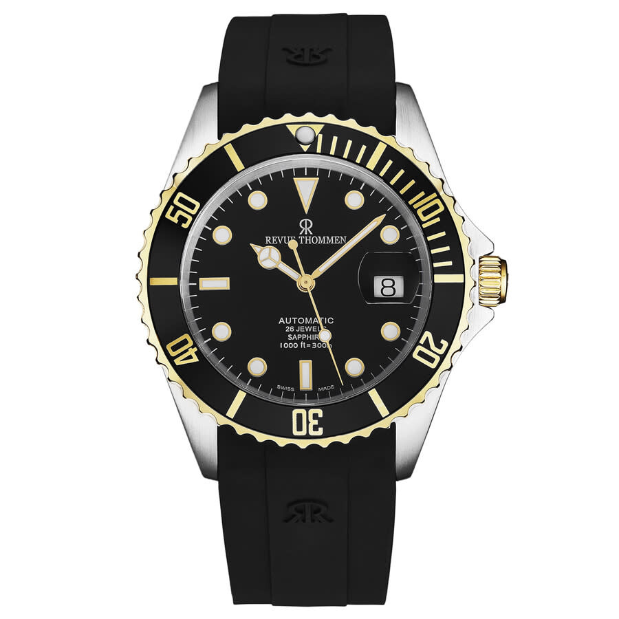 Revue Thommen Diver Automatic Black Dial Men's Watch 17571.2847