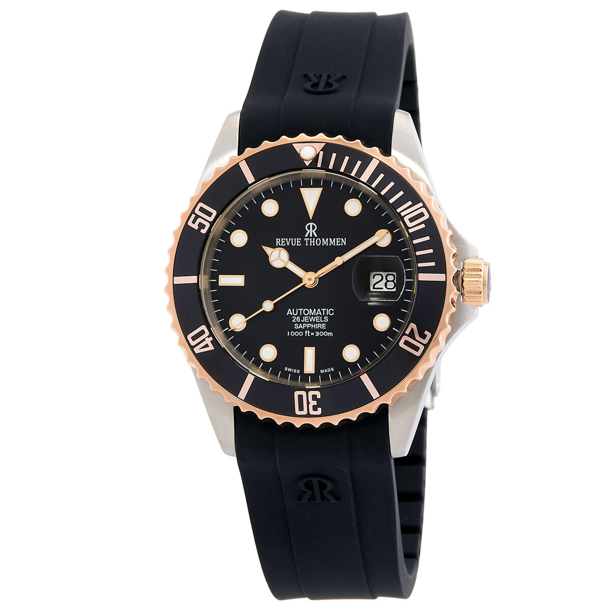 Revue Thommen Diver Automatic Black Dial Men's Watch 17571.2857
