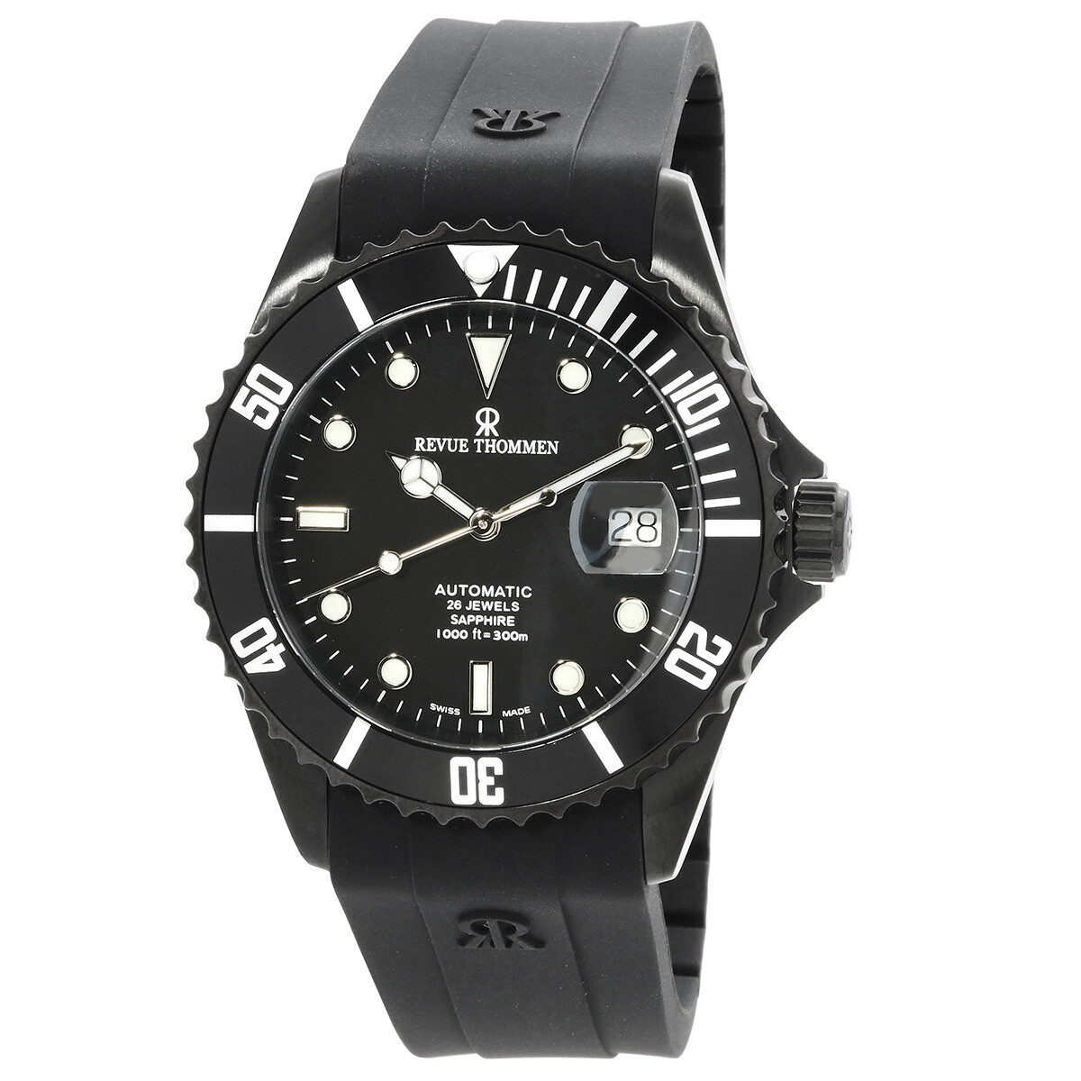 Revue Thommen Diver Automatic Black Dial Men's Watch 17571.2877