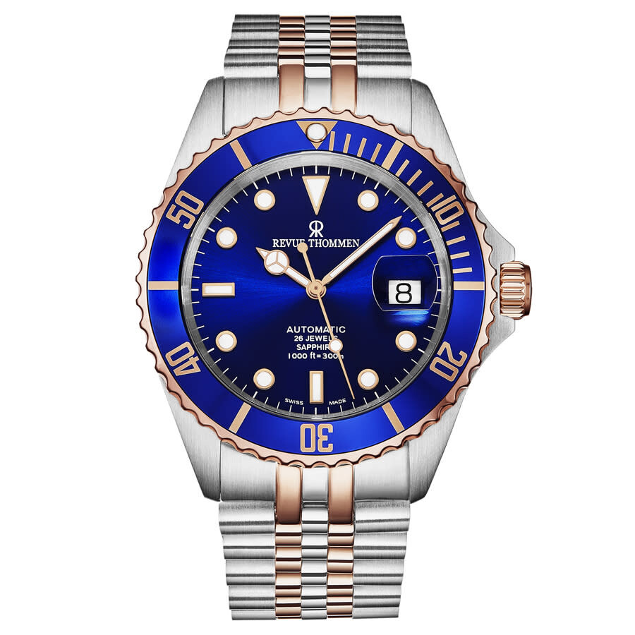 Revue Thommen Diver Automatic Blue Dial Men's Watch 17571.2255