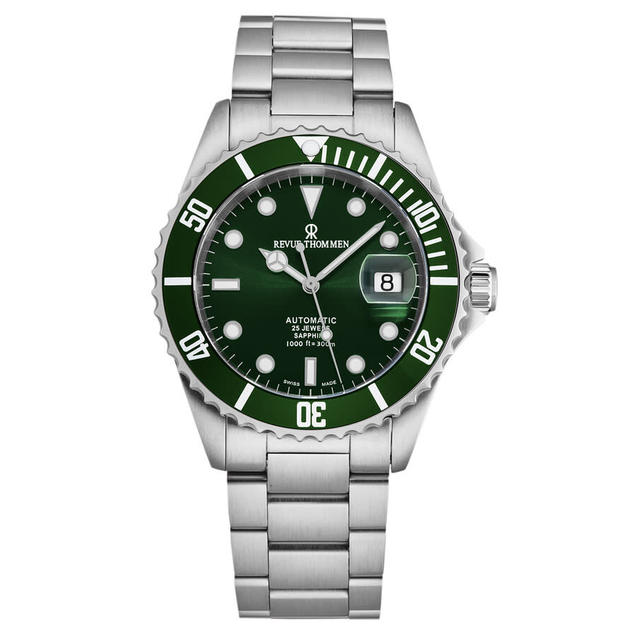 Revue Thommen Diver Automatic Green Dial Men's Watch 17571.2129