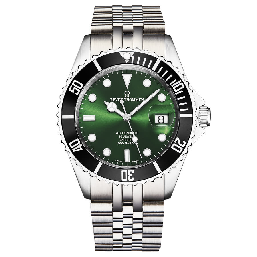 Revue Thommen Diver Automatic Green Dial Men's Watch 17571.2222