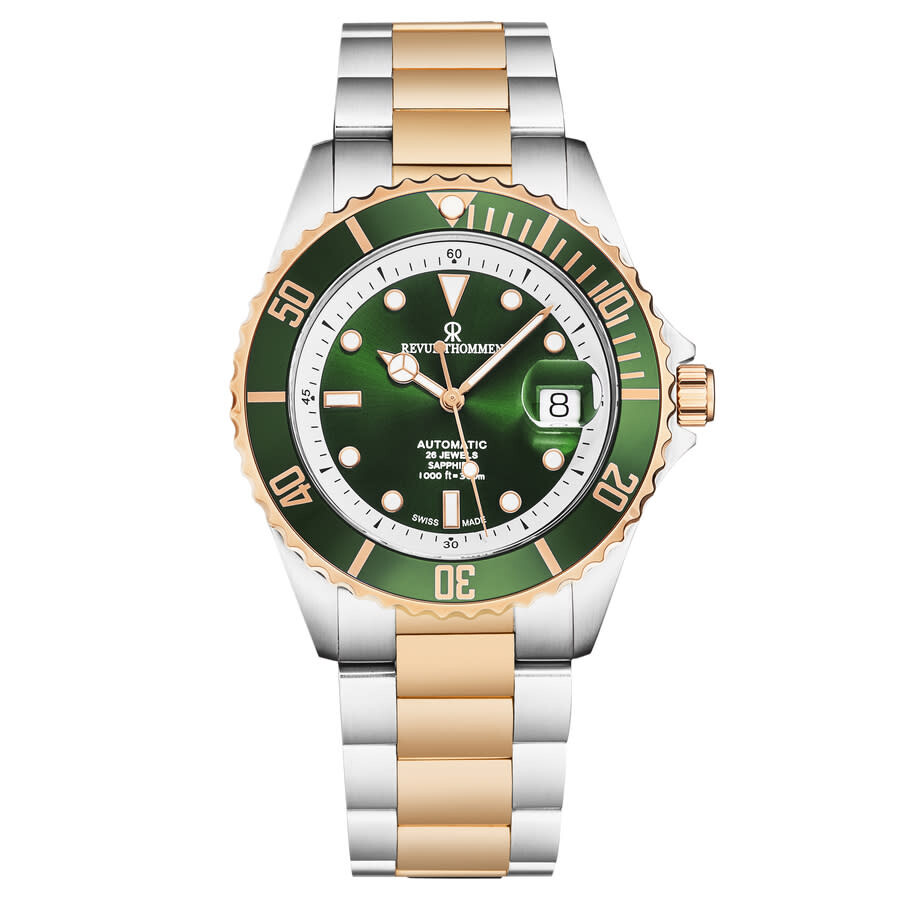 Revue Thommen Diver Automatic Green Dial Men's Watch 17571.2454