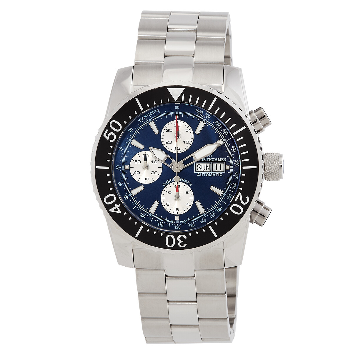 Revue Thommen Diver Chronograph Automatic Blue Dial Men's Watch 17030.6125