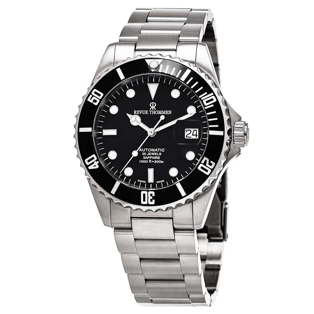 Revue Thommen Diver XL Automatic Black Dial Men's Watch 17571.2137