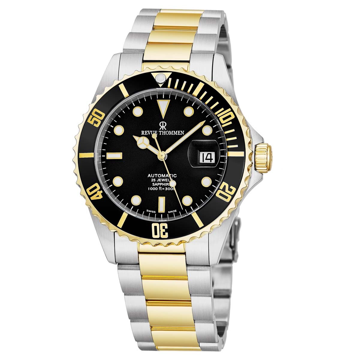 Revue Thommen Diver XL Automatic Black Dial Men's Watch 17571.2147