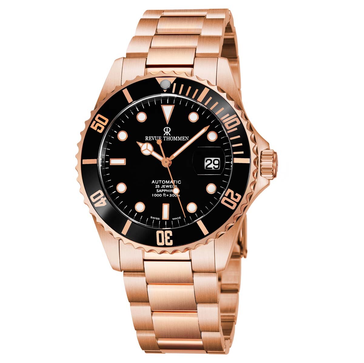 Revue Thommen Diver XL Automatic Black Dial Men's Watch 17571.2167
