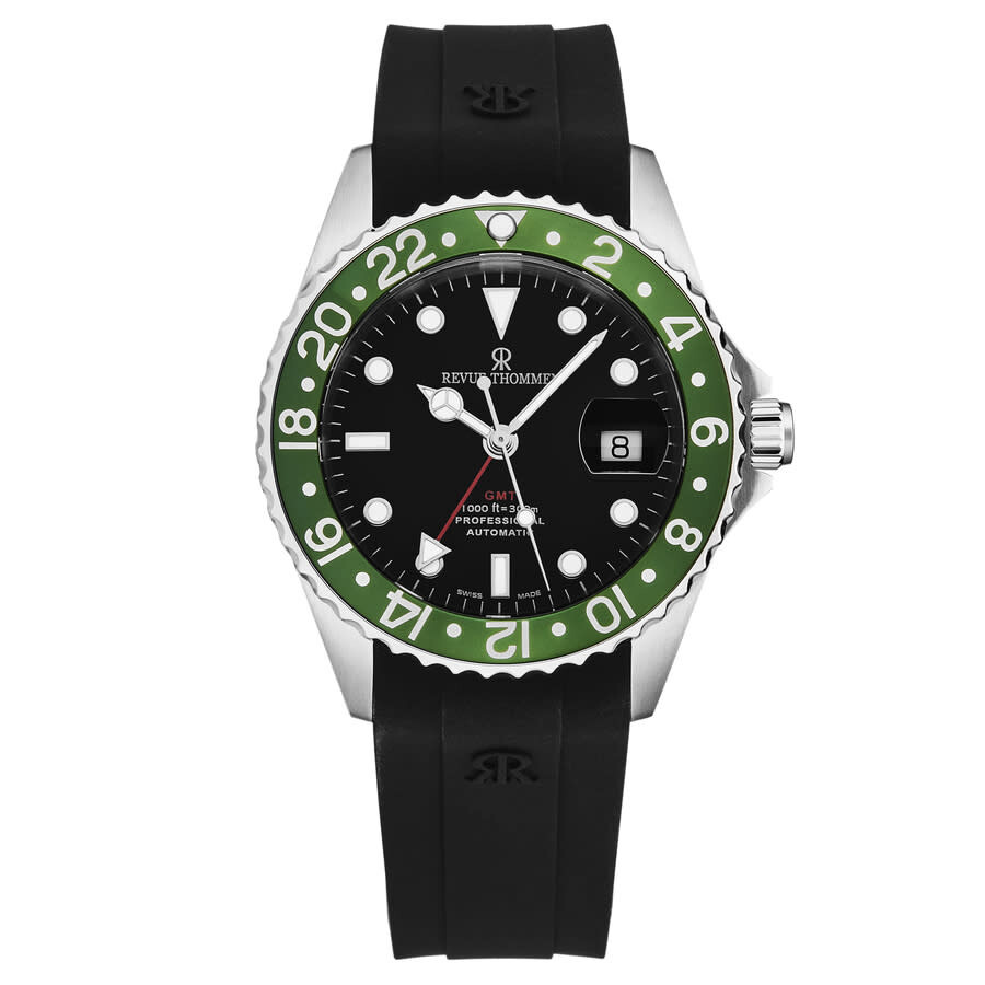 Revue Thommen GMT Diver Automatic Black Dial Men's Watch 17572.2834