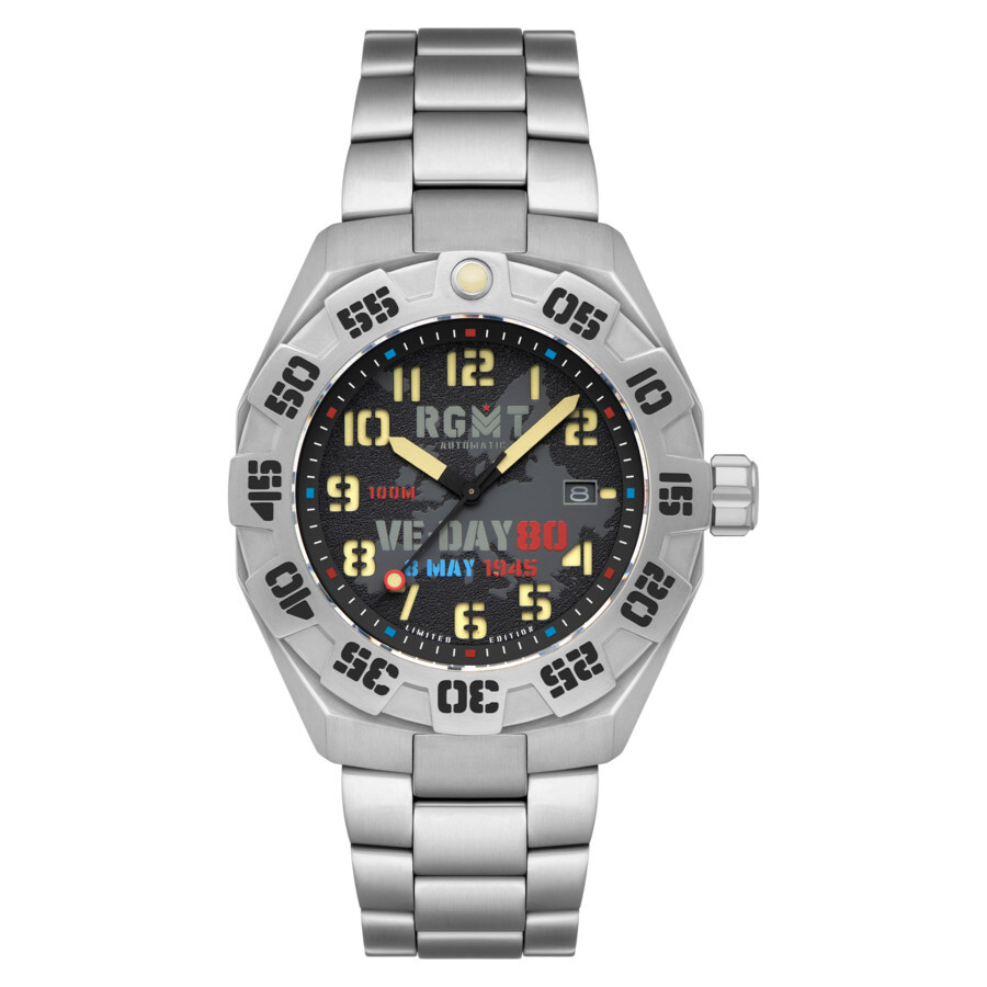 RGMT Field Master Automatic Black Dial Men's Watch RG-8032-DD