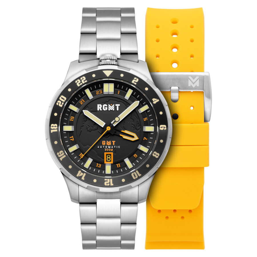 RGMT Globemaster Automatic Black Dial Men's Watch RG-8067-11