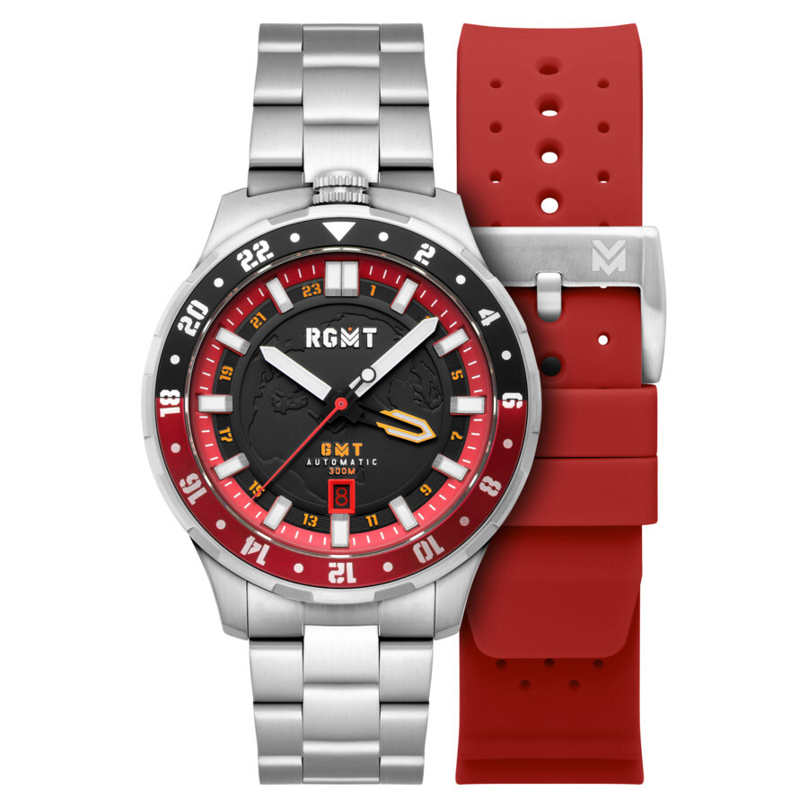 RGMT Globemaster Automatic Black Dial Men's Watch RG-8067-22