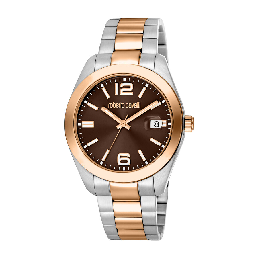 Roberto Cavalli Fashion Watch Quartz Brown Dial Men's Watch RC5G051M0085