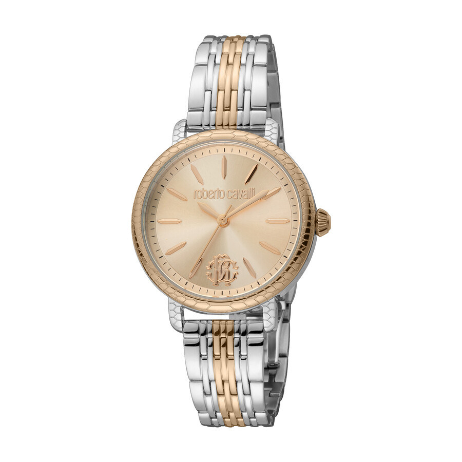 Roberto Cavalli Fashion Watch Quartz Rose Gold Dial Ladies Watch RC5L034M0095