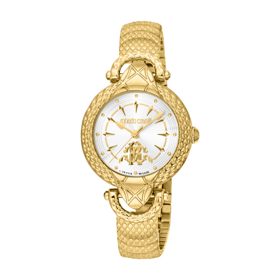 Roberto Cavalli Fashion Watch Quartz Silver Dial Ladies Watch RV1L165M0051