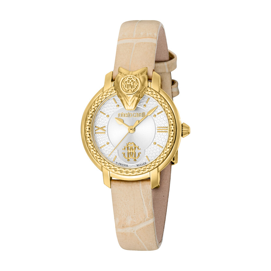 Roberto Cavalli Fashion Watch Quartz Silver Dial Ladies Watch RV1L215L0021