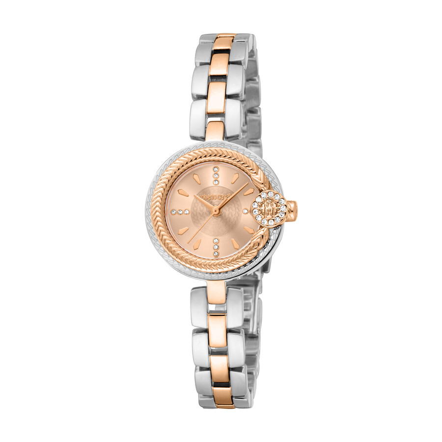 Roberto Cavalli Mini Rose Gold-tone Dial Ladies Watch RC5L096M0065