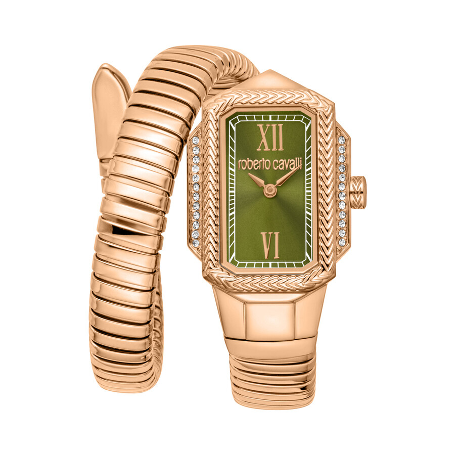 Roberto Cavalli Vera Green Dial Ladies Watch RC5L115M0055