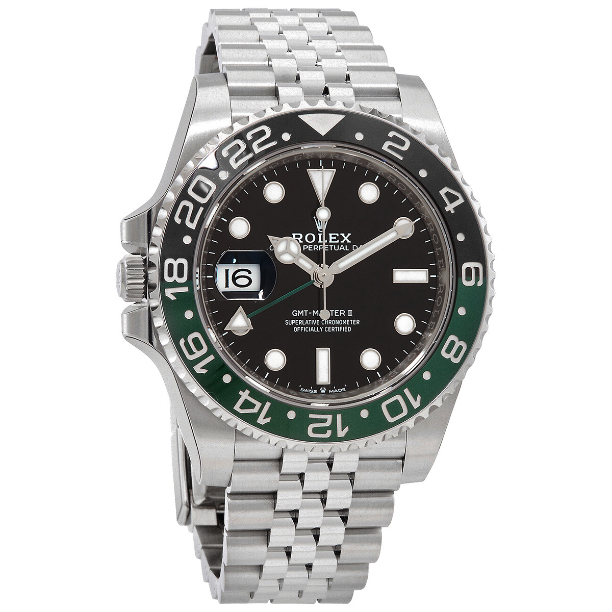 Rolex GMT-Master II Automatic Chronometer Diamond Black Dial