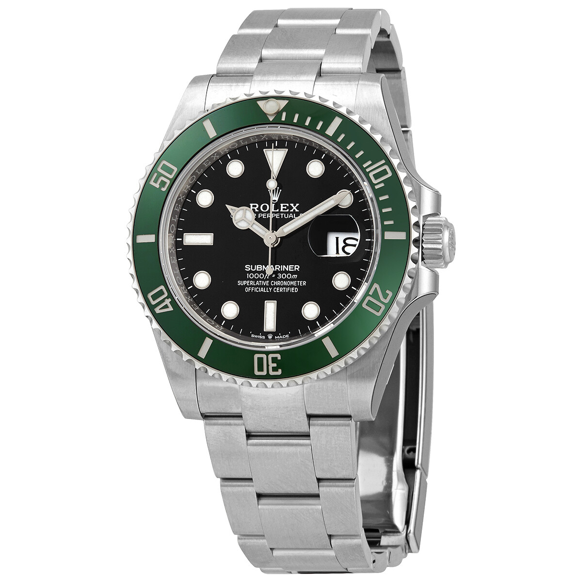 Rolex Oyster Perpetual Submariner Black Dial Black Cerachrom Bezel