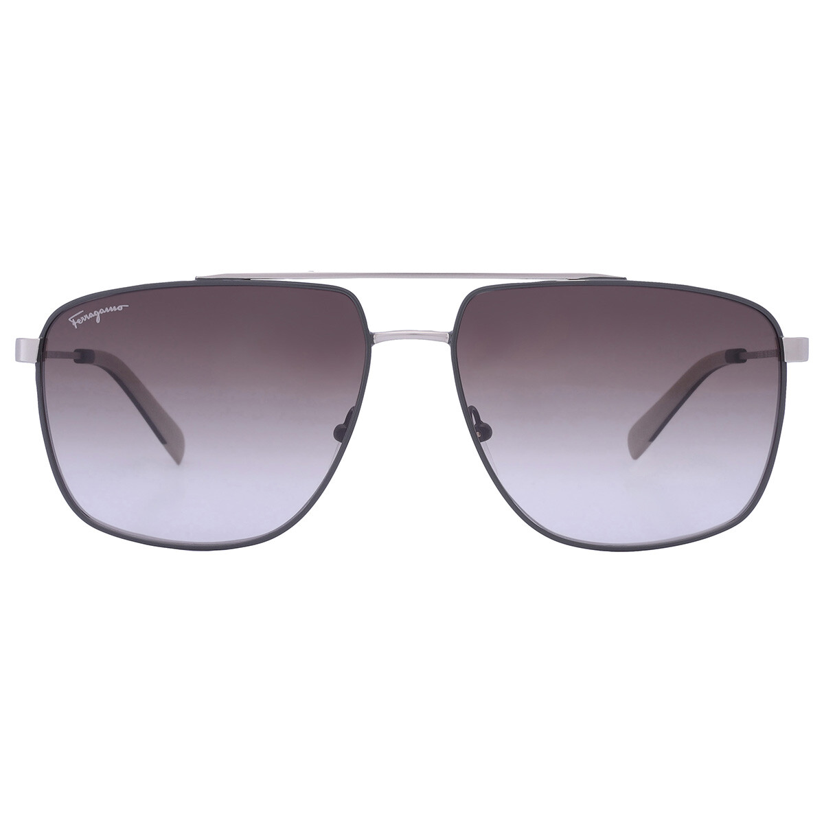 サングラス Ferragamo Sunglasses SF268S 795 l Oversize Aviator Salvatore Ferragamo Women's Sunglasses Metal Full Rim