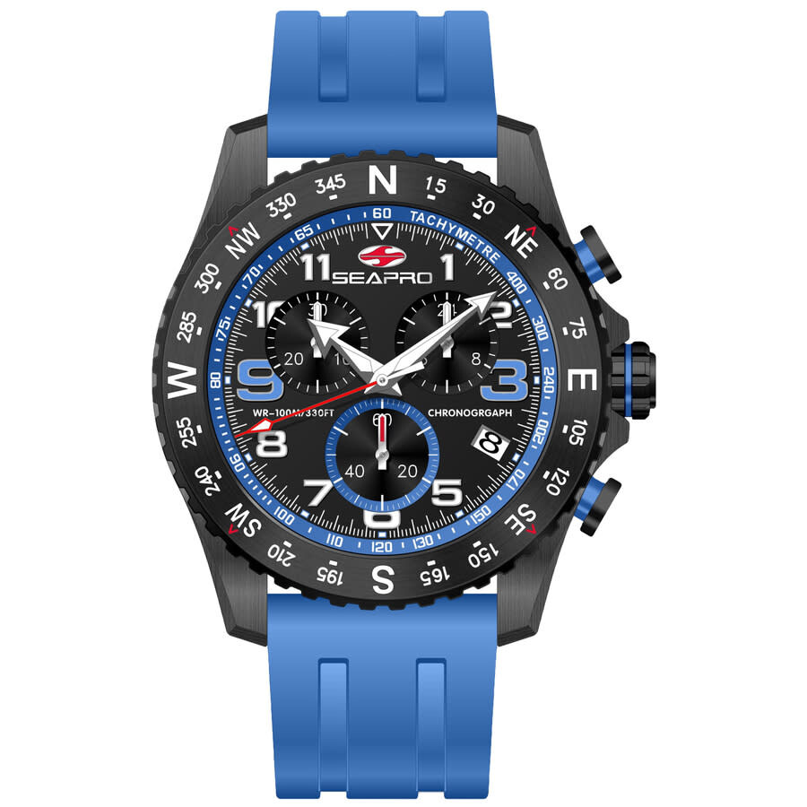 Seapro Gallantry Black Dial Men's Watch SP9735