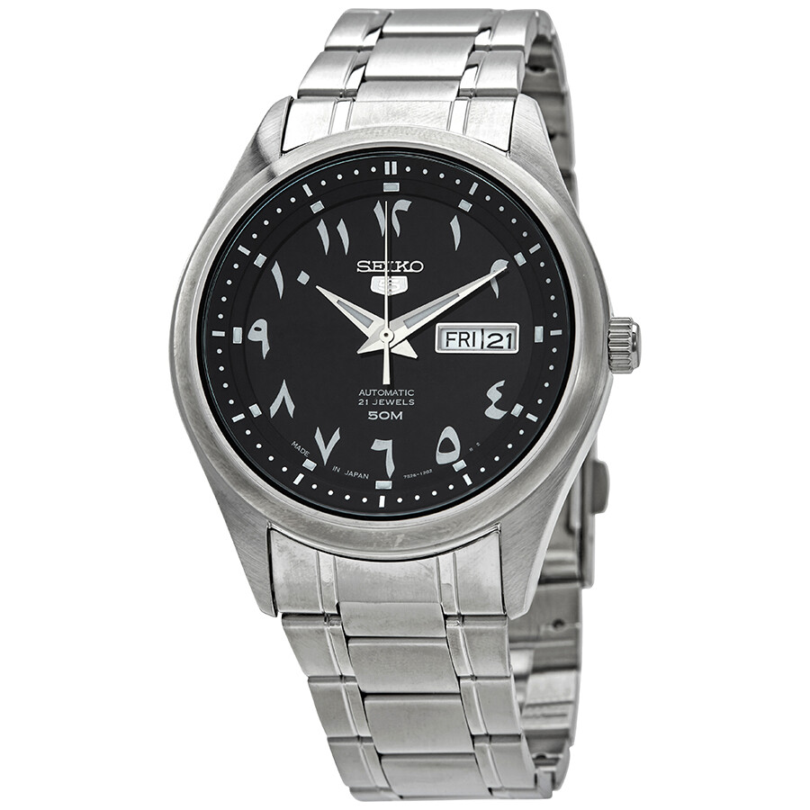 Seiko Prospex Kinetic GMT Black Dial Black Leather Men's