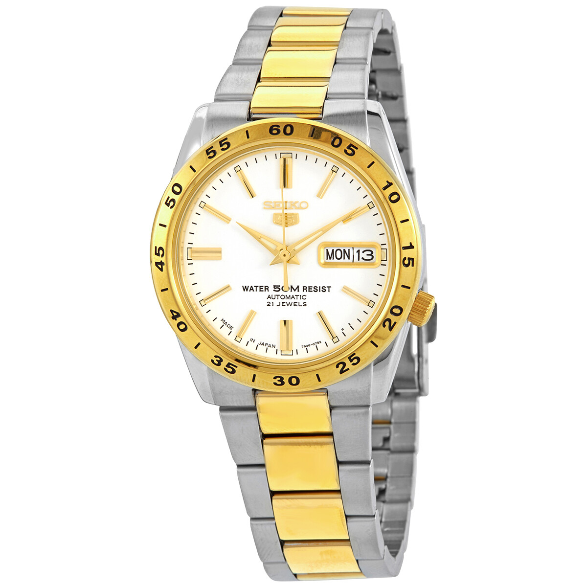 Seiko 5 Automatic White Dial Watch SNKE04J1