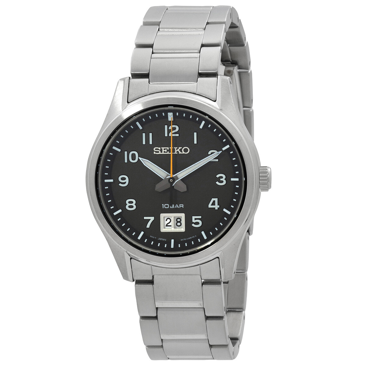Seiko Classic Quartz Black Dial Men's Watch SUR569P1
